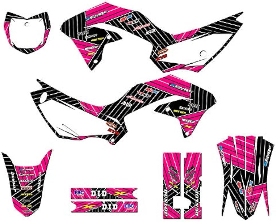 Amazon.com: 2020-2024 KLX 230 R RACE SERIES Pink Senge Graphics